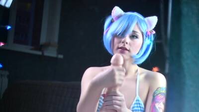 Cat Girl Rem Rides Huge Dildo And Squirts After Hard Ride - Cosplay Re Zero Amateur Spooky Boogie Hd - hclips.com