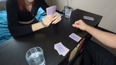 Redhead Teen Lost Sex In A Card Game But During Her Period She Will Have To Facefuck And Hard Anal - hclips.com