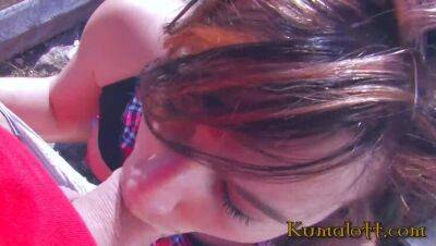 Kumalott - Hard ANAL Outside On a Sunny Day - veryfreeporn.com