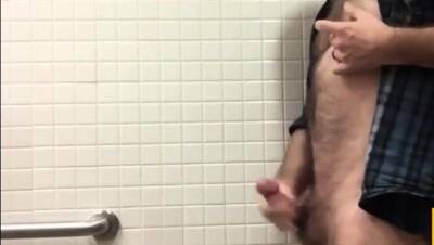 Hairy Daddy Strips and Strokes His Hard Cock - drtuber.com