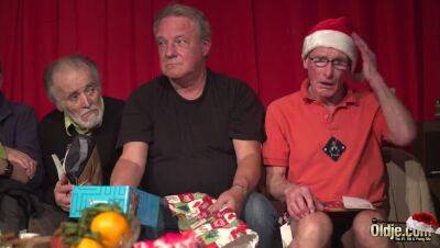 Old Young Orgy 9 Old Men 2 Teens hardcore Christmas group fuck special - xxxfiles.com