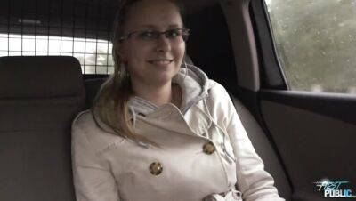 Hardcore action with hot busty blonde in car - porntry.com - Czech Republic