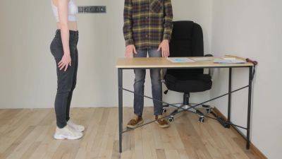 Hard Caning In The School Principals Office For Cheating - hclips.com