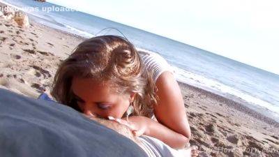 Blond Hair Lady Beauty Loves Hard Prick At The Beach - upornia.com