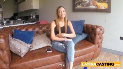Latina Skinny Hot Bitch Kickstarts Modelling Career By With D Oit And Steven Hard - hotmovs.com - Colombia