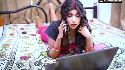 Laptop Service Boy Fucks Cute Bhabhi Hard And Accidently Creampied ( Full Movie ) - hotmovs.com - India