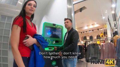 Cash-hungry teen in red dress can't resist man's help & takes his hard cock - sexu.com - Czech Republic