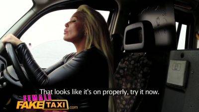 Big black cock makes cabbie cum hard in this fake taxi video - sexu.com