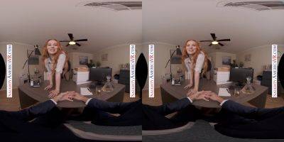 Madison - Madison Morgan, your hot employee, fucks you hard at the office - 3D virtual reality action! - sexu.com