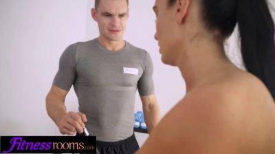 Katie Dee and Max Dyor take turns pounding hard in Fitness Rooms Two - sexu.com