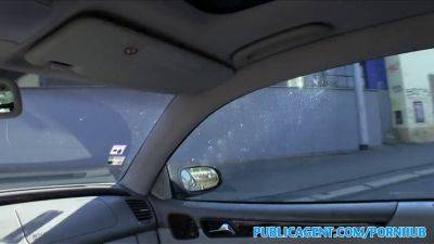 Angel - Angel Piaff gets pounded hard in a car after getting her furry coat soaked in cum - sexu.com