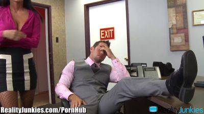 Johnny Castle - Jessica Jaymes takes a hard pounding from employee Johnny Castle - sexu.com
