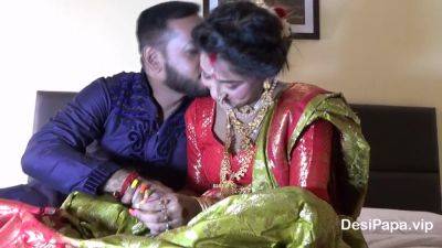 Newly Married Indian Girl Sudipa Hardcore Honeymoon First night sex and creampie - Hindi Audio - hotmovs.com - India
