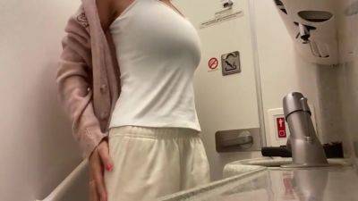 Sexy Stewardess Cummed Hard On The Plane Toilet M Alt When She Flew On Vacation With Her Lover 10 Min With Kitty Kriss - hclips.com