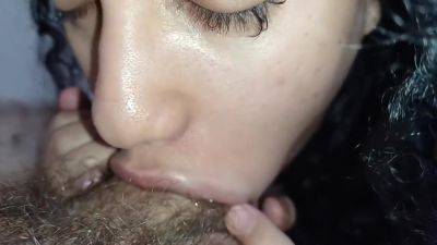Slut Sinks Into The Stalk Of My Hard Cock Her Greedy Throat To Get Me All Smeared With Her Spit - hclips.com