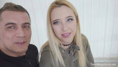 Hardcore Sex with Choking for a Cute Blondie - porntry.com